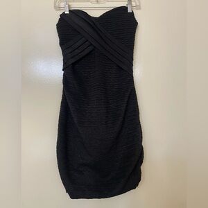 Black Strapless Dress